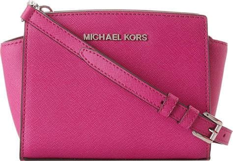 selma saffiano leather mini messenger michael kors|Amazon.com: MICHAEL Michael Kors Selma Mini Saffiano .